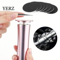 Yerz Dụng Cụ Làm Móng Chân Điện Nam Nữ Chân Spa 60 Chiếc Máy Xay Đĩa Giấy Nhám Máy Xay Chân Dụng Cụ Chăm Sóc Chân Giày Cao Gót Mài Rasp Cuticle Callus Remover