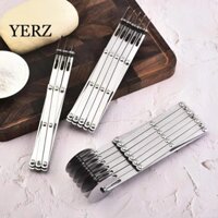 Yerz Side Pasta Dao, Có Thể Điều Chỉnh Chiều Rộng Đa Bánh Xe Bột Chia Cắt, Dụng Cụ Làm Bánh Inox Chuyên Nghiệp Pizza Cắt Bánh Xe Nhà Hàng