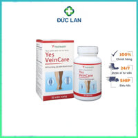 YES VEIN CARE - CẢI THIỆN CÁC TRIỆU CHỨNG SUY GIÃN TĨNH MẠCH - YESHEALTH - [LỌ 30 VIÊN]