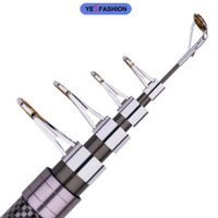 Yesfashion Cần Câu Cá Bằng Kính Thiên Văn, Cần Quay Di Động Bằng Sợi Carbon Cần Câu Cá 6,9-14,8ft Để Câu Cá Nước Ngọt Ngoài Trời