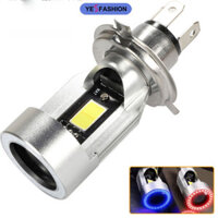 Yesfashion LED Đèn Pha Xe Máy BA20D H4 Hi / Lo Beam 2600LM IP68 Đèn Pha Khẩu Độ LED Chống Nước Thay Thế