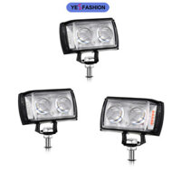 Yesfashion LED Work Light 60W 6000LM 6000K / 3000K Độ sáng cao Ống kính kép Lái xe Đèn sương mù cho địa hình Xe tải SUV ATV UTV