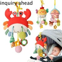 Yêu CẦU Đồ chơi cảm giác nhồi bông sang trọng AHEAD, Đồ chơi dây kéo hình con cua, Gương biến dạng an toàn Phát triển thị giác với kẹp Đồ chơi hoạt động học tập sang trọng Du lịch