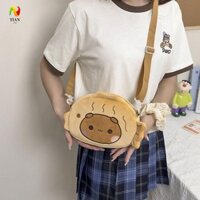 Yêu CẦU IMPACT Bubu và Dudu Panda Túi sang trọng, Túi đeo chéo sang trọng PP Cotton Panda Bubu có dây kéo dễ thương, Ba lô sang trọng gấu trúc di động mềm mại