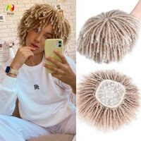 Yêu CẦU IMPACT Dreadlock Tóc Topper Tóc Giả, Móc Bím Kẹp Trong Locs Bện Tóc Giả, Bện Nửa Tóc Giả Đóng Cửa Tóc Giả Mềm Ngắn Dreads Dành Cho Nam Nữ