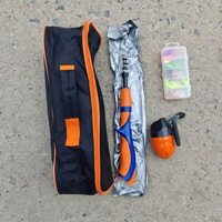 [Yêu Thích] Bộ combo câu lure máy ngang giá rẻ bao gồm cần, máy, mồi và túi đựng