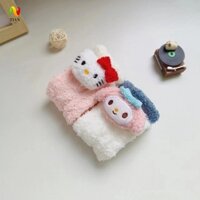 Yêu THÍCH IMPACT 4 Đôi Tất Ống Mèo Kitty, Giai Điệu Cinnamoroll Mùa Đông Tất Nữ, Mềm Mại Sang Trọng Hoạt Hình Dày Kuromi Tầng Vớ Mùa Đông