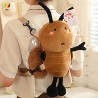 Yêu THÍCH IMPACT Con gián sang trọng Búp bê, Ba lô nhồi gián mềm mại, Trang trí mưa phía nam Gián xấu xí Ba lô sang trọng Trẻ em