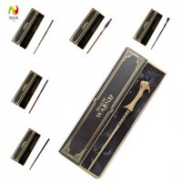 Yêu THÍCH IMPACT Nhựa Core Magic Wand, Đạo cụ Cosplay Halloween Harry Magic Stick, Bộ sưu tập đồ chơi mô hình lạ mắt Bellatrix Draco Hermione Cây đũa phép Halloween
