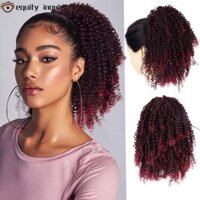 Yêu THÍCH YÊU THÍCH Kinky Curly Hair Pieces Updo Bun Sử dụng hàng ngày