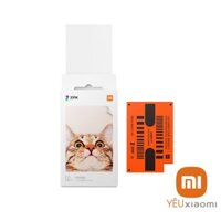 YeuXiaomi_ Giấy In Ảnh cho máy in Xiaomi mijia AR 300dpi cầm tay Chia Sẻ 500mAh Kèm Phụ Kiện
