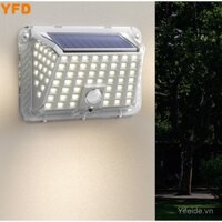 YFDSolar Garden Lamp Human Body Induction Street Lamp Outdoor Lamp Outdoor Waterproof LightingLEDThree-Sided Solar Wall Lamp