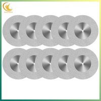 [Ygdgentgklh.vn] 10 Đĩa cắt thủy tinh 60mm Bánh xe cắt kim cương cho dụng cụ quay Máy khoan đính kèm Gạch đánh bóng