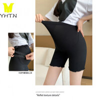 YHTN quần mặc váy bầu  công sở Chất lượng cao cho bà dài thun lửng Sản phẩm mới bigsize quần váy bầu