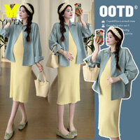 YHTN váy bầu mùa hè xinh Chất lượng cao chân đầm công sở chân váy bầu Sản phẩm mới trẻ trung  sang chảnh đầm bầu body