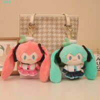 Yhub Sang Trọng Hatsune Miku Móc Khóa, Phim Hoạt Hình Q Phiên Bản Hatsune Miku Móc Khóa, Sáng Tạo MEIKO Fluffy Anime Búp Bê Hatsune Miku Mặt Dây Chuyền Unisex