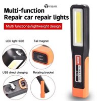 Yibar al Mạnh Mẽ COB LED Đèn Làm Việc Di Động Sạc Đèn Pin Từ Đèn Pin Khẩn Cấp Đèn Cảnh Báo Mới