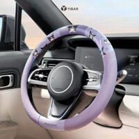 Yibar Hello Kitty Xe Mới Dễ Thương Sáng Tạo Hoạt Hình Da Cao Cấp Thoải Mái Thoáng Khí Chống Trơn Trượt Vô Lăng Cho Tất Cả Các Mùa Mới