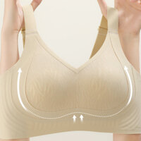 YIBEIKA Áo ngực lớn Quần lót liền mạch mùa hè nhỏ Áo ngực không dây dành cho nữ