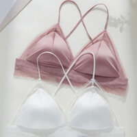YIBEIKA Áo ngực Satin gợi cảm Cốc mỏng thoải mái Push-Up Áo ngực thoáng khí nhẹ