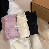 YIBEIKA Quần lót ren nhẹ kiểu Pháp dành cho nữ Quần lót gợi cảm giữa eo