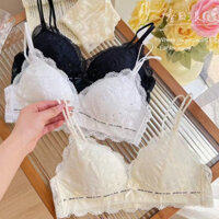 YIBEIKA Ren Lỗ Cup Quần Lót Nữ Siêu Mỏng Thoải Mái Áo Ngực Không Dây