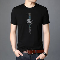 Yidabo Mùa Hè Mới Vải Bông Viscose Ngắn Tay Áo T-shirt Nam Hàn Quốc Cổ Tròn Thời Trang In Áo Giản Dị Dbx10567