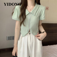 YIDONG áo polo nữ áo có cổ Stylish Casual Fashion Cổ điển WCS24406AE 45Z241105