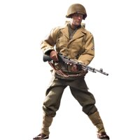 YIFAN 12-Inch Soldier Action Figure Model, 1/6 World War II U.S. Rangers Lance Corporal Model with 14 Moveable Joints