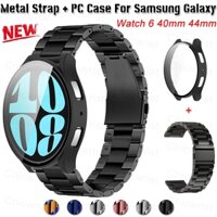 YIFILM Bộ Dây Đeo Bằng Thép Không Gỉ + Vỏ PC Cho Đồng Hồ Thông Minh samsung galaxy watch 6 40mm 44mm / 6 40 44