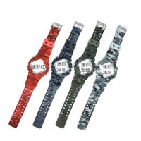 YIFILM Dây Đeo Họa Tiết Rằn Ri 16mm Cho Đồng Hồ Casio g-shock GLS GD GA110 GA100 GD120