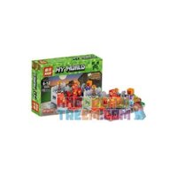 YILE 832A 833A 834A 835A non Lego 4 TRONG 1 bộ đồ chơi xếp lắp ráp ghép mô hình Minecraft MY WORLD Game Xây Dựng 600 khối