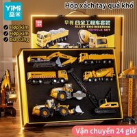 Yimi 44 Chiếc Điều Khiển Từ Xa Máy Xúc Đồ Chơi RC Xe Xây Dựng Thủy Lực Haulers Đào Đồ Chơi Bé Trai Kỹ Thuật Xe Tải Đồ Chơi Cho Trẻ Em Đồ Chơi Ô Tô