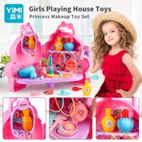 Yimi Sẵn Sàng Nhà Chơi Đồ Chơi Giả Vờ Chơi Bộ Nấu Ăn Ba Lô Đồ Chơi Chúc Mừng Sinh Nhật Đồ Chơi Nhà Búp Bê Bạn Bè Đảng Nhân Vật Hành Động Trẻ Em Đồ Chơi Giáo Dục