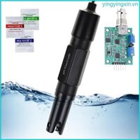 Yin 0-14PH Đầu dò điện cực PH Đầu dò cảm biến PH Độ nhạy 90cm Cáp PH TesterMonitor cho bể cá thủy canh