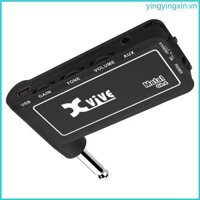 Yin 1 Đầu Cắm Đàn Guitar Mini Di Động Sạc Elec Tai Nghe Amp Khuếch Đại Acoustic Ro