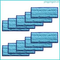 Yin 10 Cái Lau Miếng Lót Quét Ướt Sạch Miếng Lót Quét Lau Nhà Cho Braava Jet 240 241