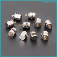 Yin 10 Chiếc 3V 2 Pha 4 Dây Dia 8 Mm Stepper Motor Micro Cho Sản Phẩm Kỹ Thuật Số Camera