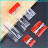 Yin 10 chiếc Bản lề Acrylic dính rõ ràng Bản lề gấp để sử dụng văn phòng tại nhà