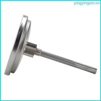Yin 50-400°C 100-800°F Nhiệt kế lò nướng cho máy đo nhiệt độ mặt tròn bằng thép không gỉ M8x1