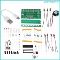 Yin 51 SCM Harp Đàn Organ Điện Tử Đàn Piano Hộp Nhạc Công Nghệ Xếp Hình DIY Kit