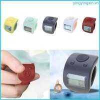 Yin 9 kênh Ring Tally Counter Clicker với đai vòng mềm để tập thiền