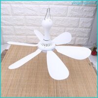 Yin AC 220V 20W 6 Lá Một Tốc Độ 16 5 Quạt Trần Quạt mini Ký Túc Xá Quạt Treo Với 1 Cáp Nguồn 8m Bật Công Tắc