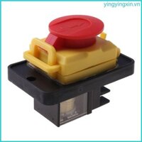 Yin KJD12 250V 4Pin Chống Nước Từ Bắt Đầu Dừng Volt Phát Hành Nút Nhấn Công Tắc