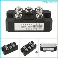 Yin MDS100A Bộ chỉnh lưu cầu Diode 3 pha 100A Amp 1600V Mô-đun chỉnh lưu cầu