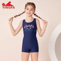 Yingfa Đồ Bơi Trẻ Em Huấn Luyện Chuyên Nghiệp Đồ Bơi Trường Trung Học Chống Clo Nhanh Khô Đồ Bơi Một Mảnh Cho Bé Gái 3-16 Tuổi