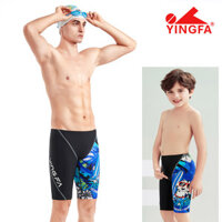Yingfa Quần bơi thi đấu nam, quần bơi bé trai, quần bơi chuyên nghiệp, quần bơi hoạt hình, quần bơi nhanh khô thoáng khí, quần bơi dài