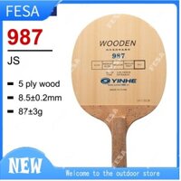 Yinhe 987 Lưỡi bóng bàn phong cách Hàn Quốc (Gỗ 5 lớp) Tay cầm Penhold Nhật Bản (JS) Bát bóng bàn