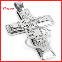 Yirepny Thời Trang Nam Thép Không Gỉ Bạc Mặt Dây Chuyền Vòng Cổ Trang Sức Quà Tặng