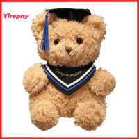 Yirepny Tốt Nghiệp Gấu Búp Bê Cử Nhân Mũ Nhồi Bông Mềm Mại Lông Tơ Hoạt Hình Búp Bê Gấu Quà Tặng Tốt Nghiệp Với Mũ Bác Sĩ Hoàn Hảo Cho Tiệc Tốt Nghiệp Bánh Topper Hoặc Bó Hoa Trang Trí